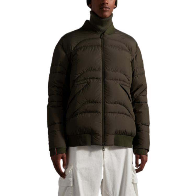 Moncler FW22 Quilted Collarless Down Jacket Green H20911A0027653859829 圖 4