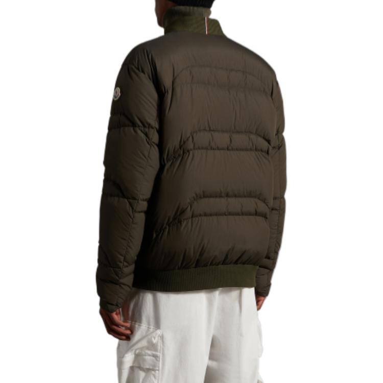 Moncler FW22 Quilted Collarless Down Jacket Green H20911A0027653859829 圖 5