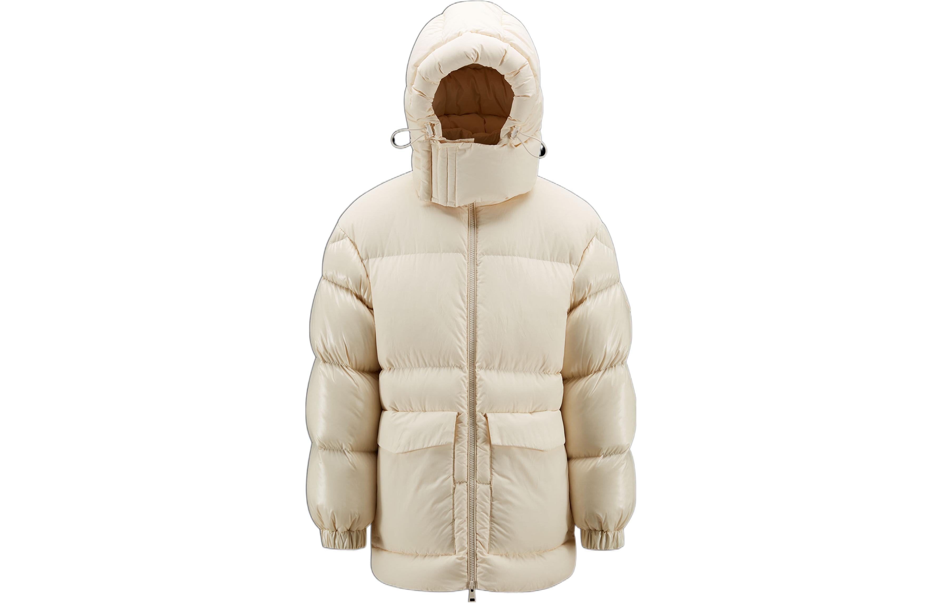 Moncler FW22 Quilted Pocket Down Jacket Beige for Men. H20921A00025M2012050