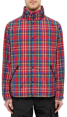 Moncler FW22 紅色格紋長袖單排釦外套 1B721C0508458 Lookbook Moncler FW22 紅色格紋長袖單排釦外套 1B721C0508458