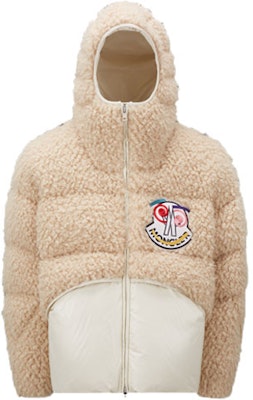 Moncler FW22 Rousay Patchwork Jaket Hoodie Unisex Snow White. H20921A00042M2009070 Order Moncler FW22 Rousay Patchwork Jaket Hoodie Unisex Snow White. H20921A00042M2009070