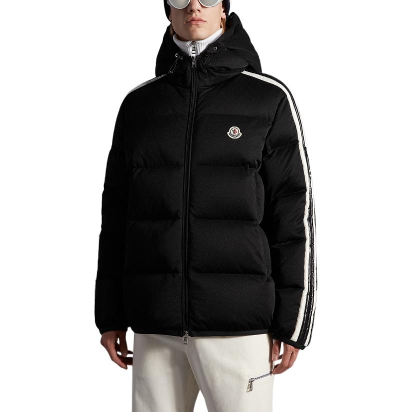 Moncler FW22 Sanbesan Unisex Black Short Down Jacket with Hood and Zip. H20911A00237899RX999 圖 4