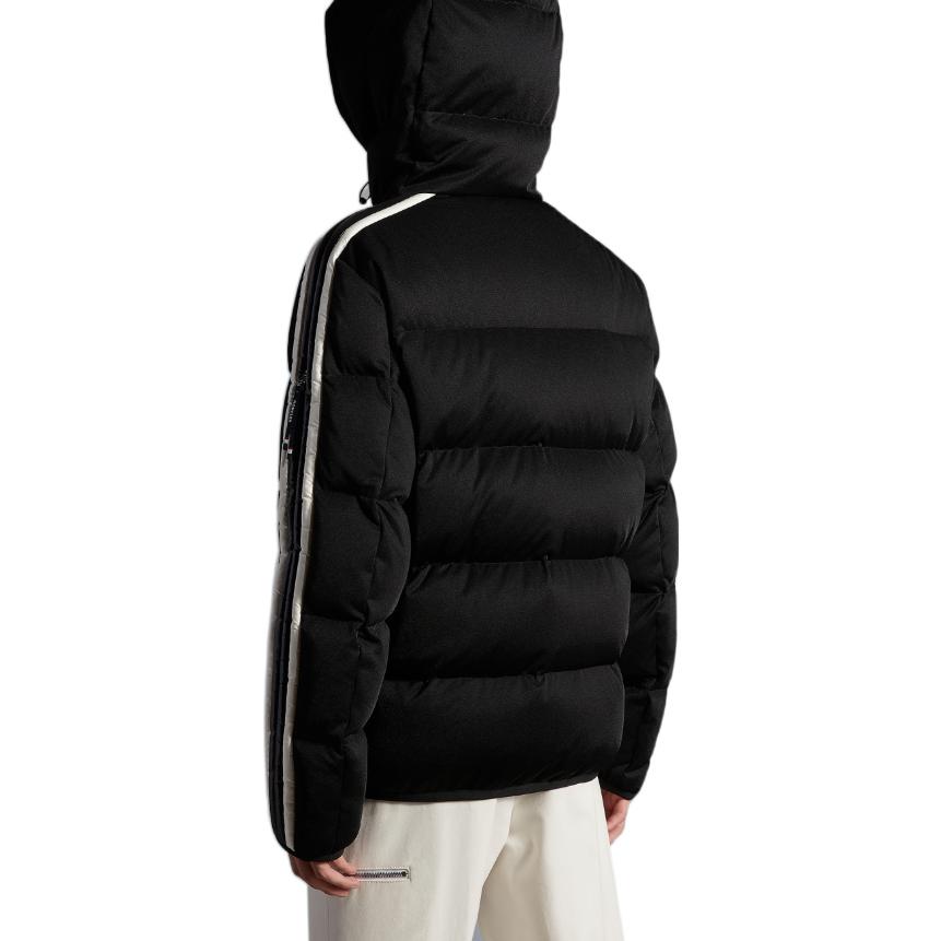 Moncler FW22 Sanbesan Unisex Black Short Down Jacket with Hood and Zip. H20911A00237899RX999 圖 5