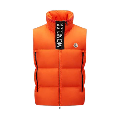 Moncler FW22 Semeru Down Puffer Vest Bright Orange. H20911A0027168352335