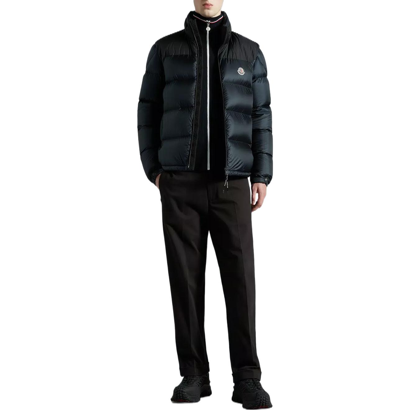 Lookbook Moncler FW22 滑雪季徽標短款羽絨外套男女拉鍊夾克 H20911A001475967G776