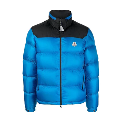 Moncler FW22 Ski Season Patchwork Logo Down Jacket Blue Unisex. H20911A001475967G725