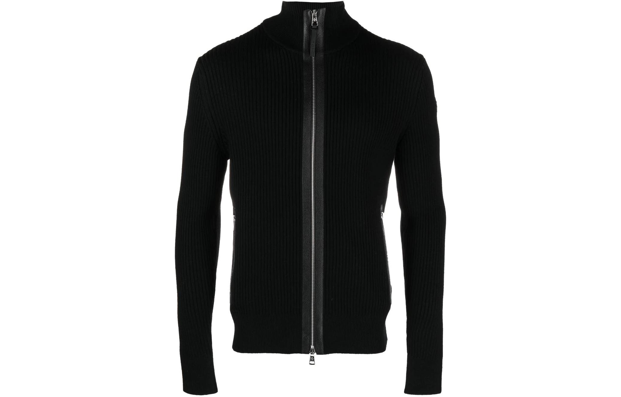 Moncler FW22 Solid Black Double-Zip Casual Jacket 9B00011M1131