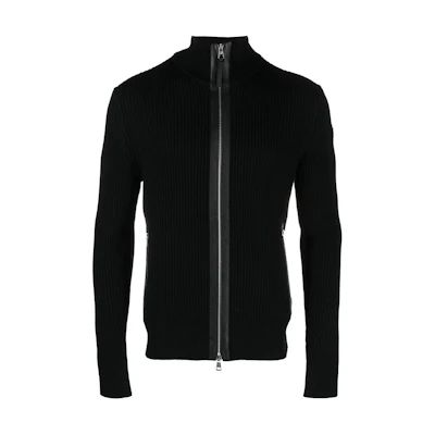 Moncler FW22 Solid Black Double-Zip Casual Jacket 9B00011M1131