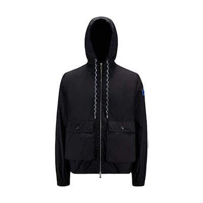 Moncler FW22 Solid Color Hooded Rain Jacket with Large Pockets H20911A00150M2032999
