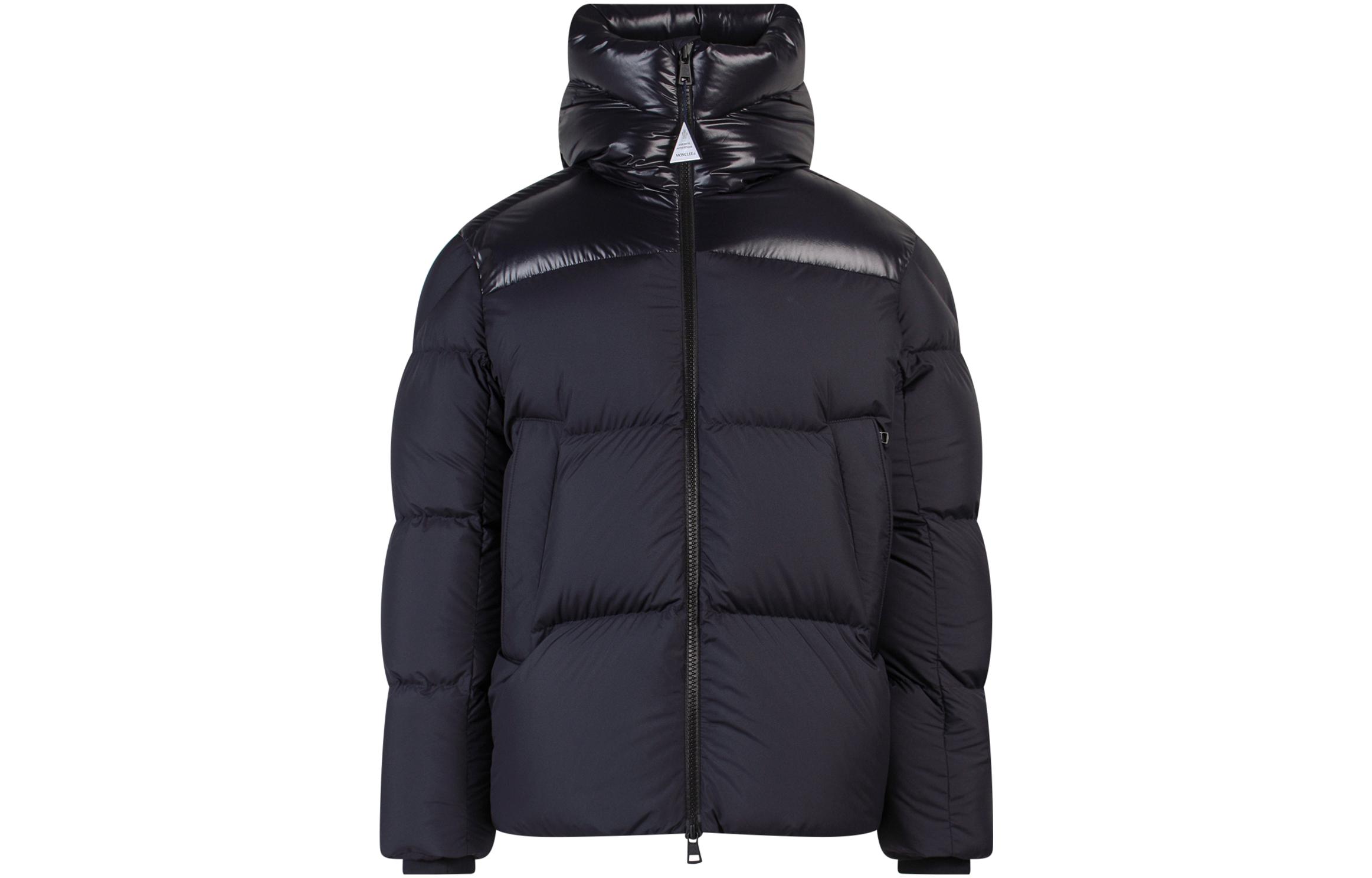 Moncler FW22 Solid Color Quilted Down Jacket with Hood Blue 1A0023454A81778 圖 2