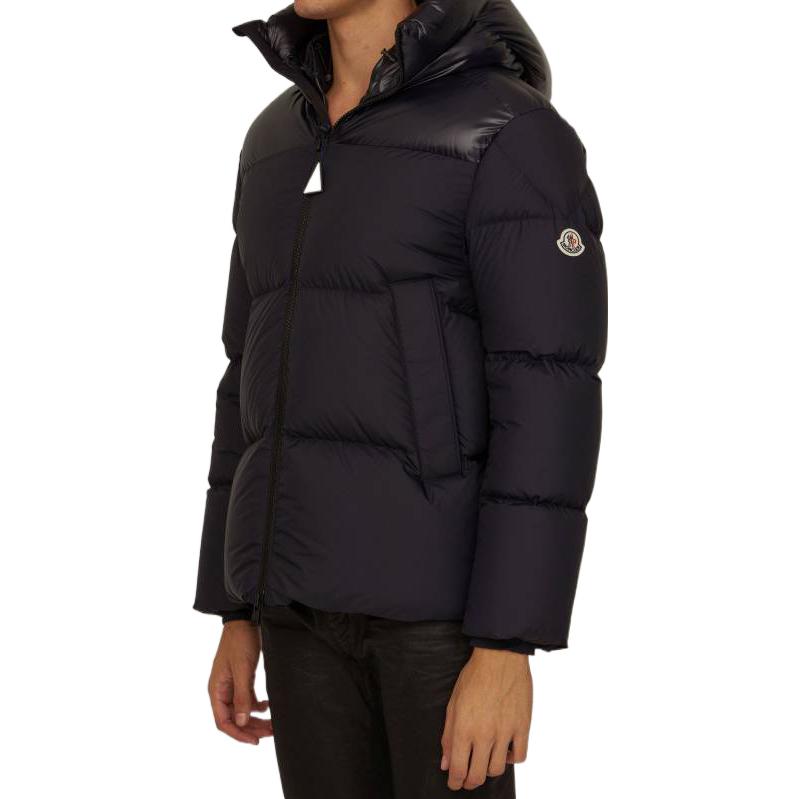 Moncler FW22 Solid Color Quilted Down Jacket with Hood Blue 1A0023454A81778 圖 5