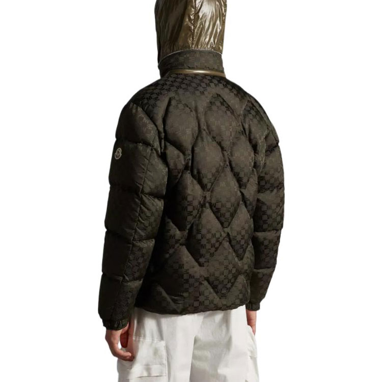 Moncler FW22 Solid Logo High Collar Down Jacket Green (). H20911A00206596C0888 圖 5