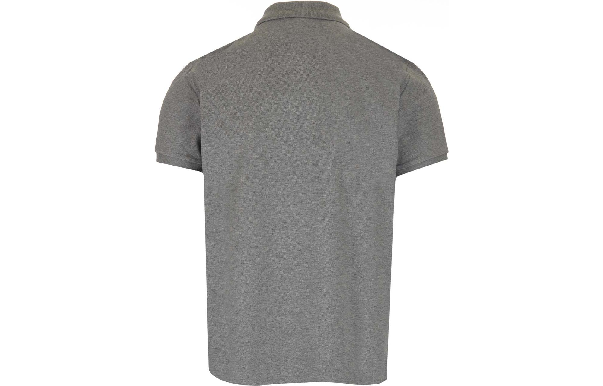 Lookbook Moncler FW22 Solid Logo Patch Short Sleeve Polo Shirt Grey (). G20918A0001584556984