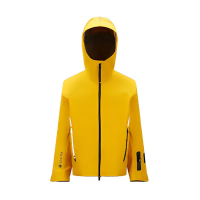 Moncler FW22 Solid Logo Print Hooded Zip Ski Jacket for Men H20971A000295960B107