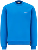Moncler FW22 Solid Loose-fit Crewneck Sweatshirt Blue H20918G000198045173R Moncler FW22 Solid Loose-fit Crewneck Sweatshirt Blue H20918G000198045173R
