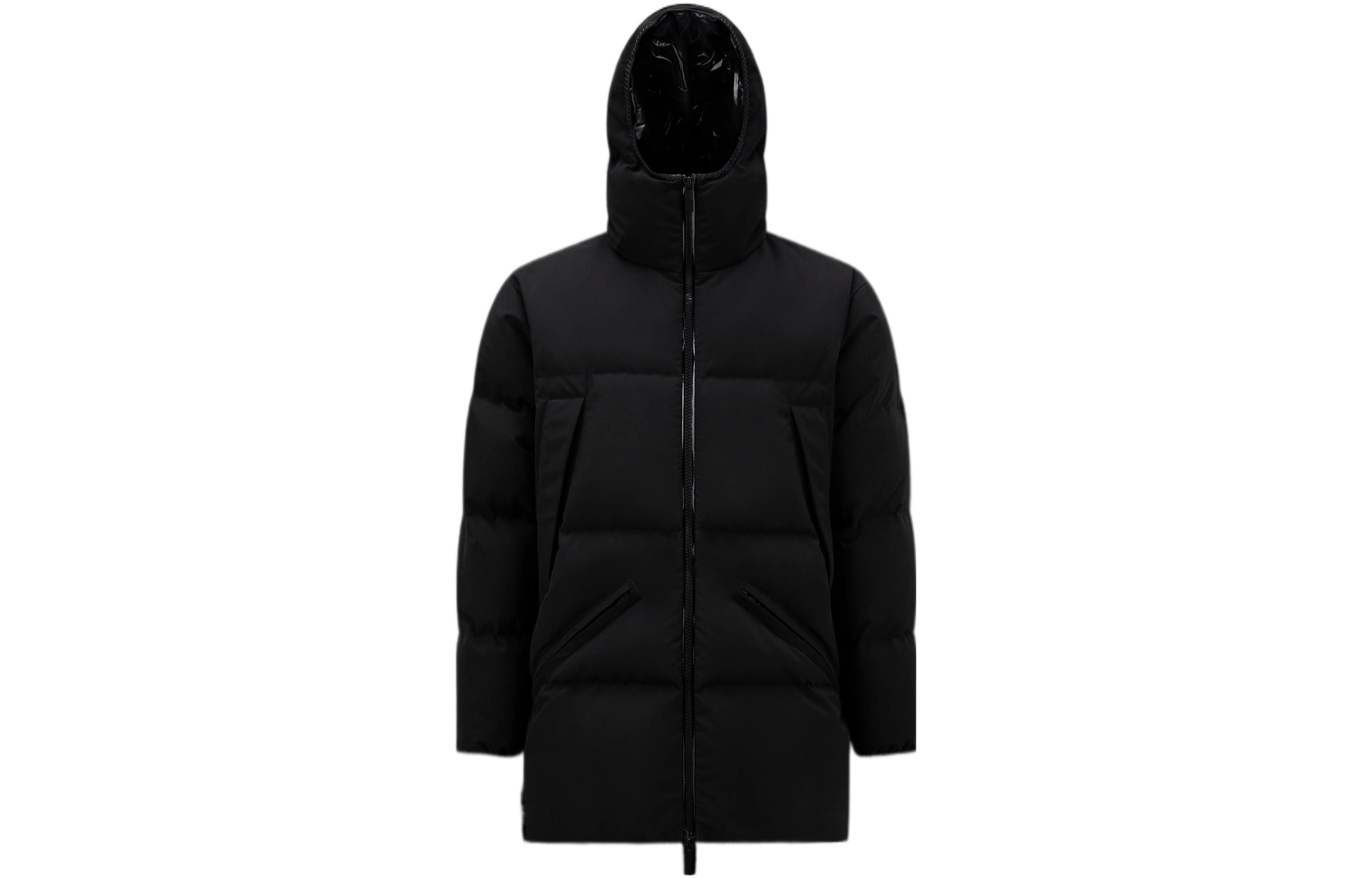 Moncler FW22 Washiba Black Down Jacket  Long Sleeve with Logo Print. H20911C0002757843999 圖 2