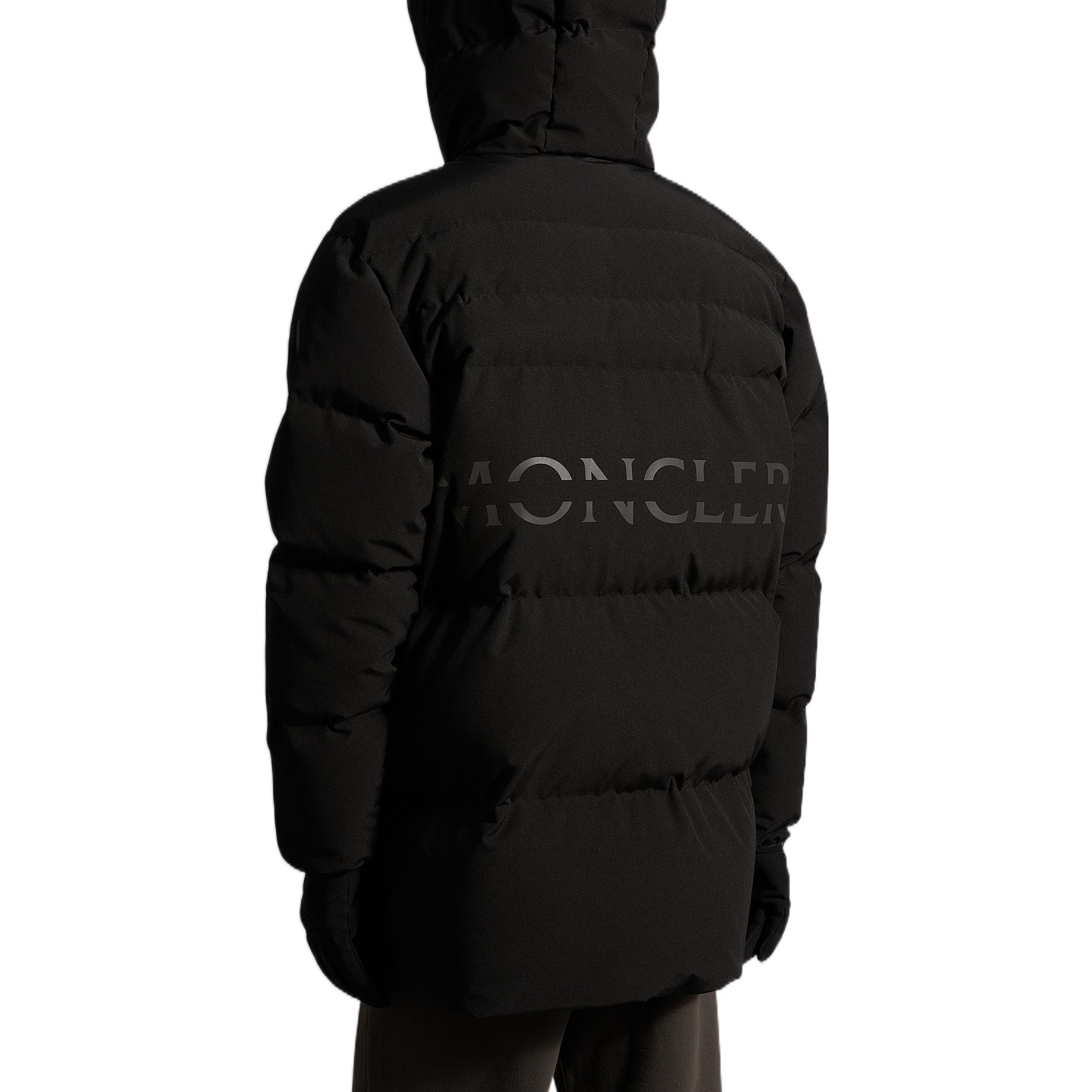 Moncler FW22 Washiba Black Down Jacket  Long Sleeve with Logo Print. H20911C0002757843999 圖 5