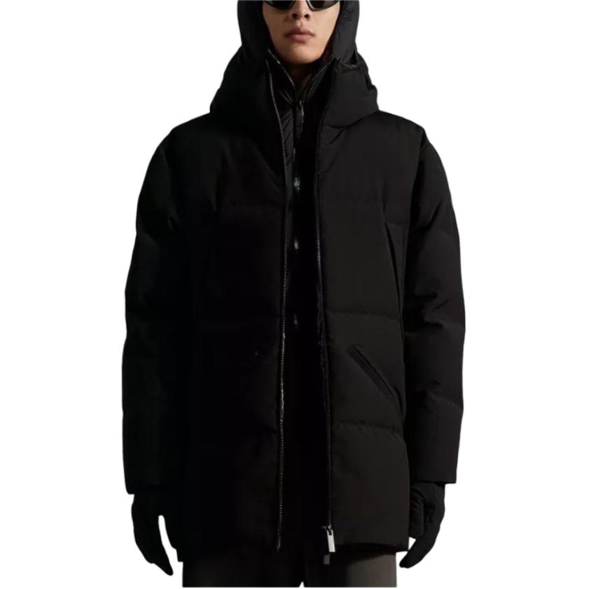 Moncler FW22 Washiba Black Down Jacket  Long Sleeve with Logo Print. H20911C0002757843999 圖 6