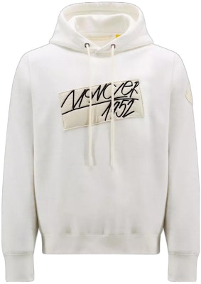Moncler FW22 White Letter Logo Patch Graphic Hoodie Long Sleeve. H20928G00012809KX034 Order Moncler FW22 White Letter Logo Patch Graphic Hoodie Long Sleeve. H20928G00012809KX034