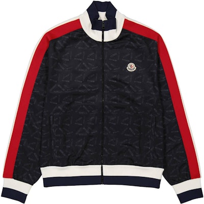 Moncler FW23 Black Patterned Print Baseball Jacket H10918G00041899A1999 Buy Moncler FW23 Black Patterned Print Baseball Jacket H10918G00041899A1999