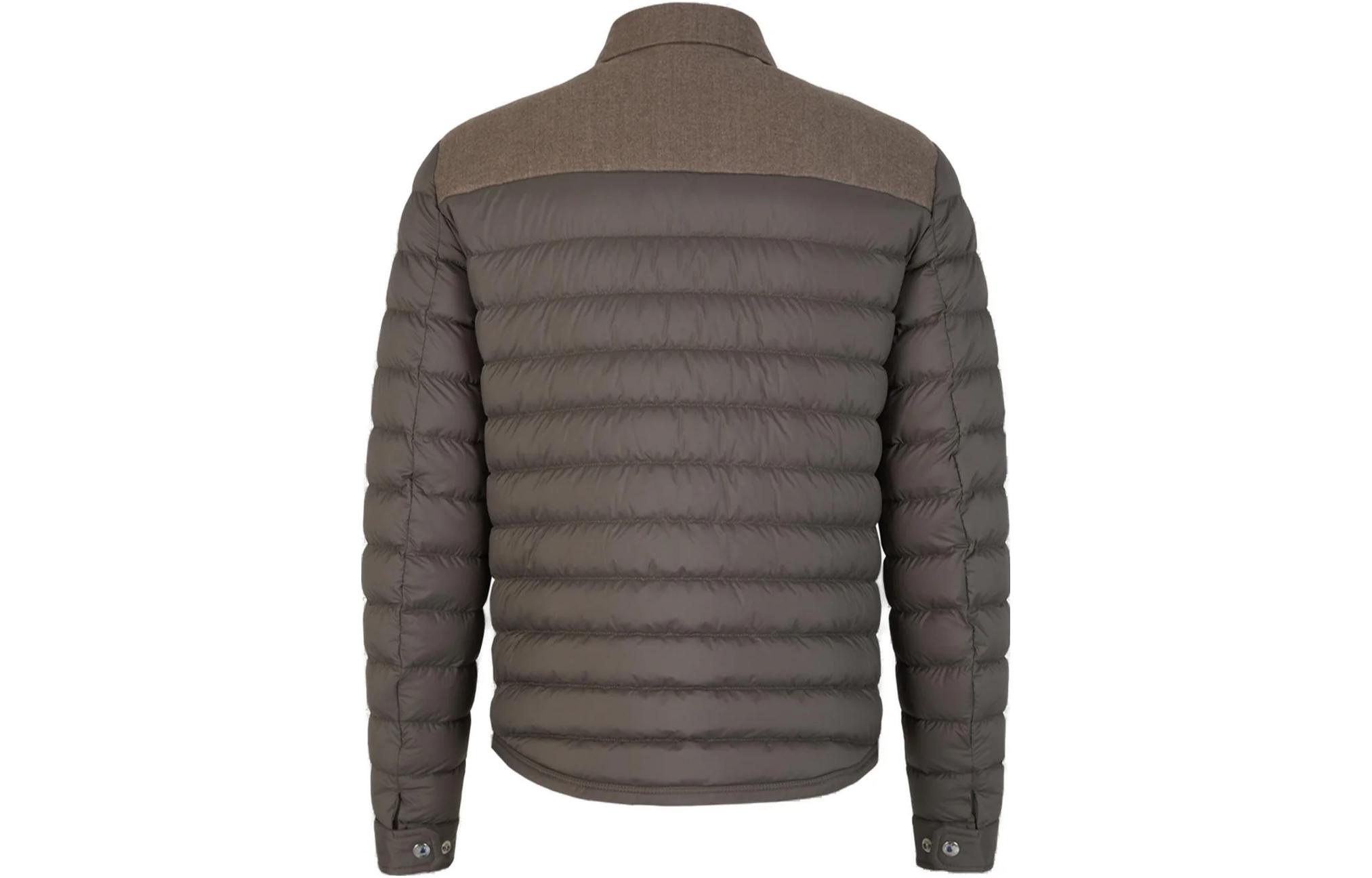Moncler FW23  Brown Slim Fit Puffer Jacket with Collar and Long Sleeves 1A00188596K7827 圖 3