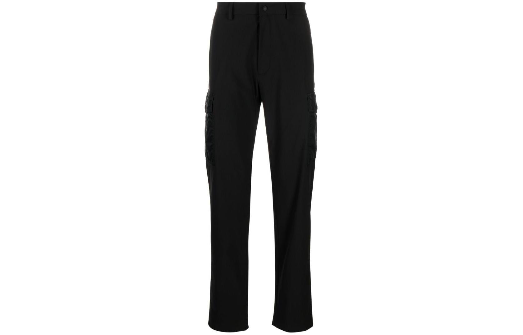 Order Moncler FW23 Pantalones Negros Casuales Slim Rectos de Talle Medio. I20912A0003289A2H999
