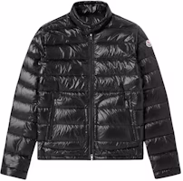 Moncler FW23 Acorus Shiny Black Loose Fit Zip Jacket for Men I2-091-1A10600-53029-999 Moncler FW23 Acorus Shiny Black Loose Fit Zip Jacket for Men I2-091-1A10600-53029-999