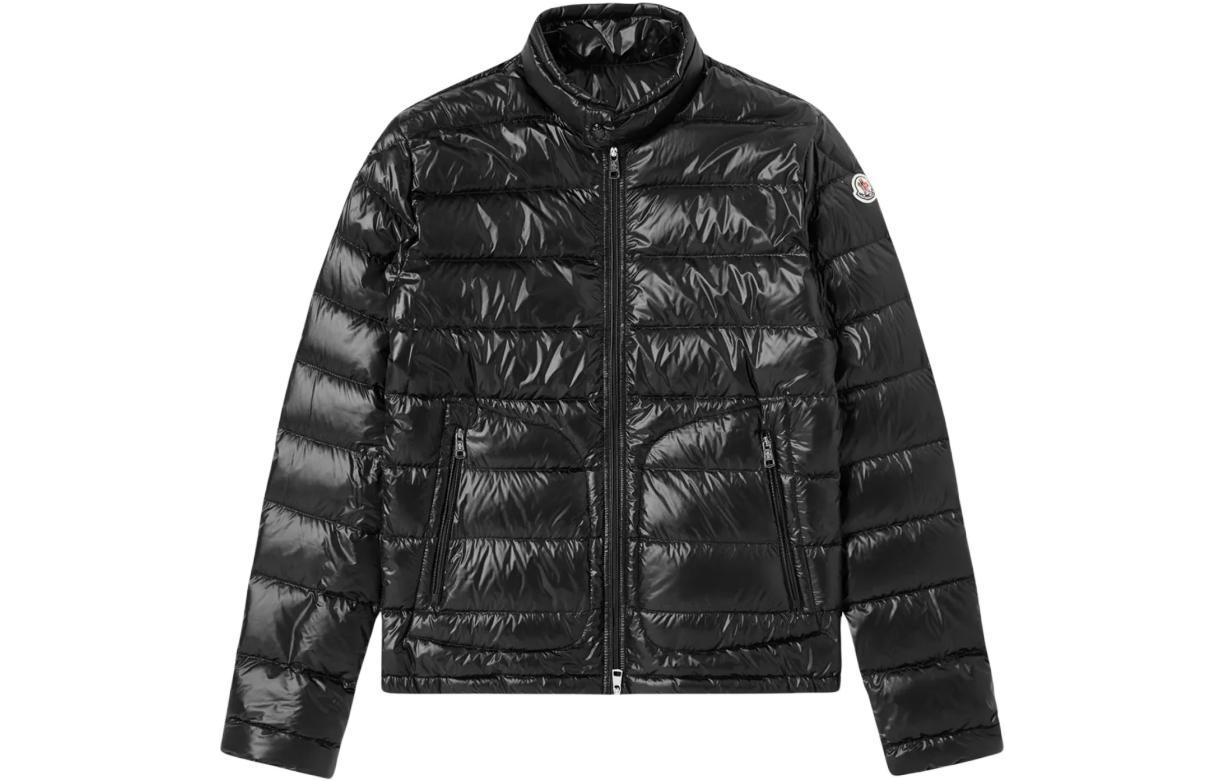 Moncler FW23 Acorus Shiny Black Loose Fit Zip Jacket for Men I2-091-1A10600-53029-999 圖 2