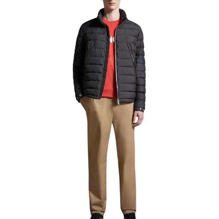 Moncler FW23 ALFIT  Black Slim Fit Zip-Up Jacket with Stand Collar. J10911A0014054A81998 圖 3