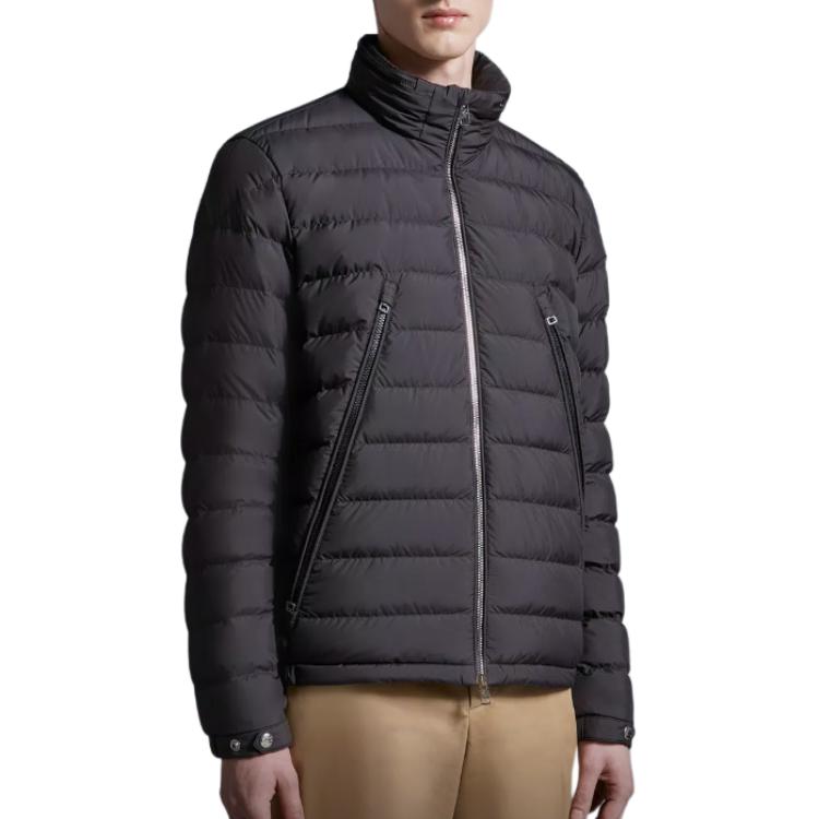 Moncler FW23 ALFIT  Black Slim Fit Zip-Up Jacket with Stand Collar. J10911A0014054A81998 圖 5