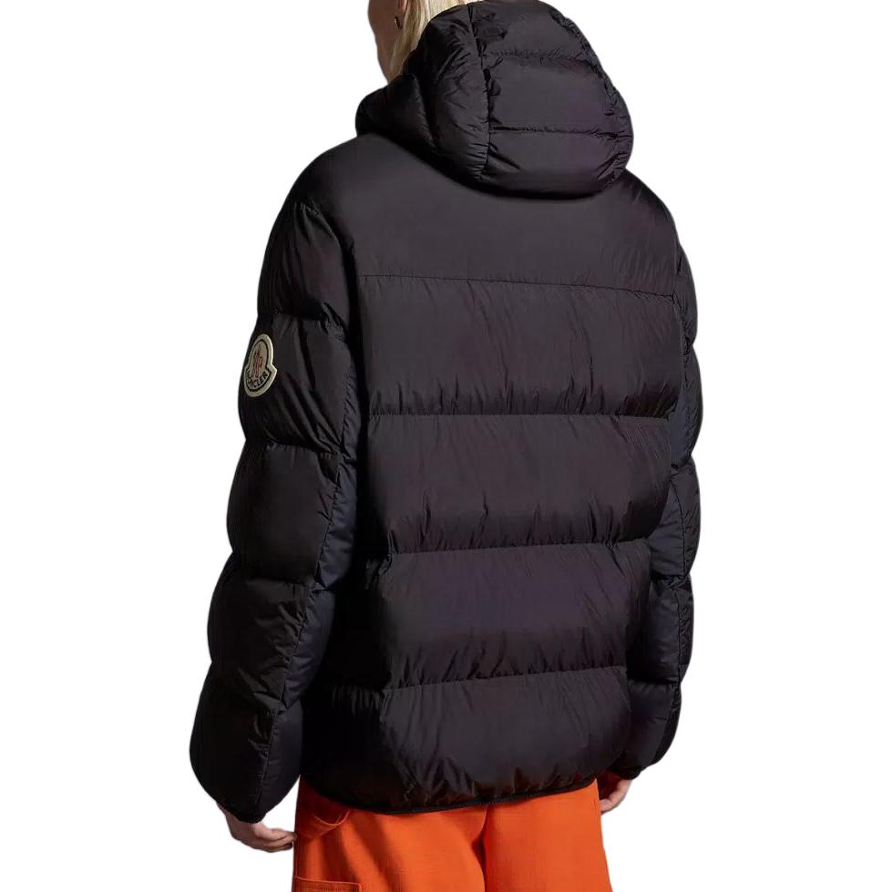 Moncler FW23 Alnair Black Logo Short Down Jacket Unisex Hooded Zipper Design. I20911A000745396LP97 圖 5