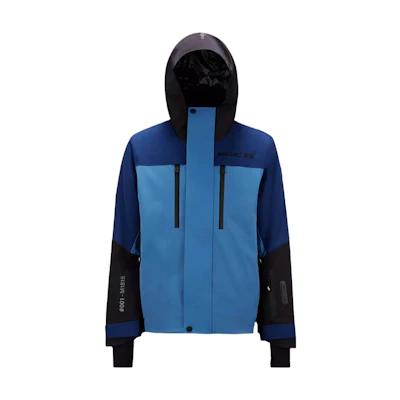 Moncler FW23 Cerniat Fitted Hooded Ski Jacket Blue I20971A00041M1815P79