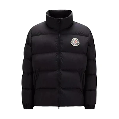 Moncler FW23 Citala Short Down Jacket Unisex Black with Logo Patch and Zipper. I20911A000155396L999
