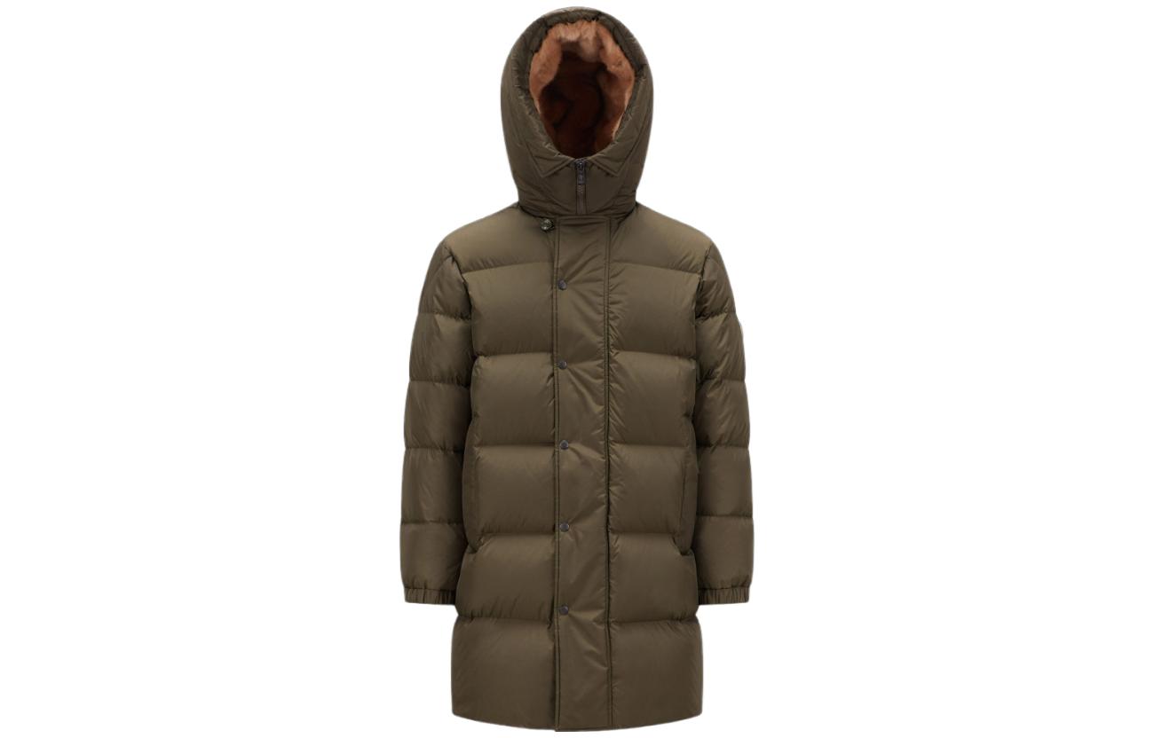 Moncler FW23 Hooded Plain Down Jacket - Stylish, Comfortable & Minimalist 911C000085968E833