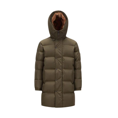 Moncler FW23 Hooded Plain Down Jacket - Stylish, Comfortable & Minimalist 911C000085968E833