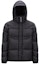 Order Moncler FW23 Jarama Black Short Down Jacket Unisex Hooded Zipper White Goose Down I20911A001775973I999