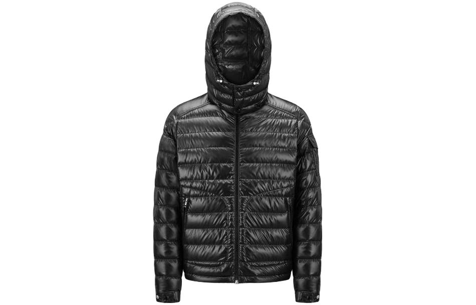 Moncler FW23 LAUROS Unisex Black Short Hooded Down Jacket with Logo. J10911A00094595ZJ999 圖 2