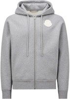 Moncler FW23 Logo Zip-Up Hoodie Grey 8G00081809KX984 Moncler FW23 Logo Zip-Up Hoodie Grey 8G00081809KX984