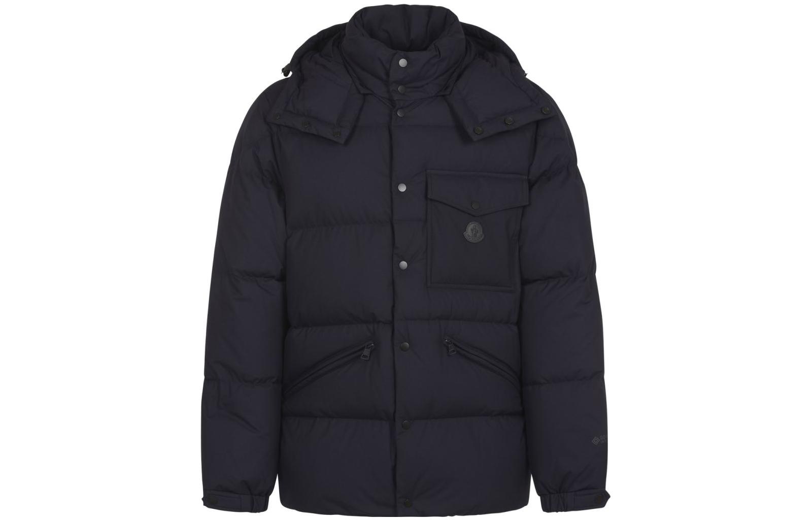 Moncler FW23 Loiret GORE-TEX INFINIUM™ Waterproof Hooded Navy Down Jacket Men 1A000865958J742