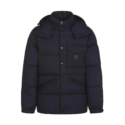 Moncler FW23 Loiret GORE-TEX INFINIUM™ Waterproof Hooded Navy Down Jacket Men 1A000865958J742
