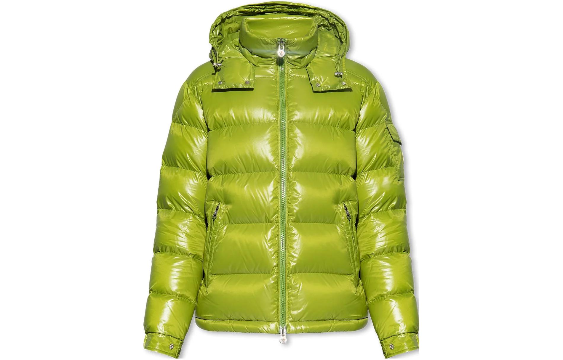 Moncler FW23 Maya Unisex Waterproof Hooded Down Jacket Green I20911A536006895083O