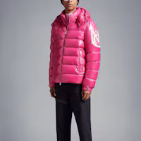 Purchase Moncler FW23 Saulx 短版亮面羽絨外套 男女通用 - 閃亮粉色 I20911A000075963V531