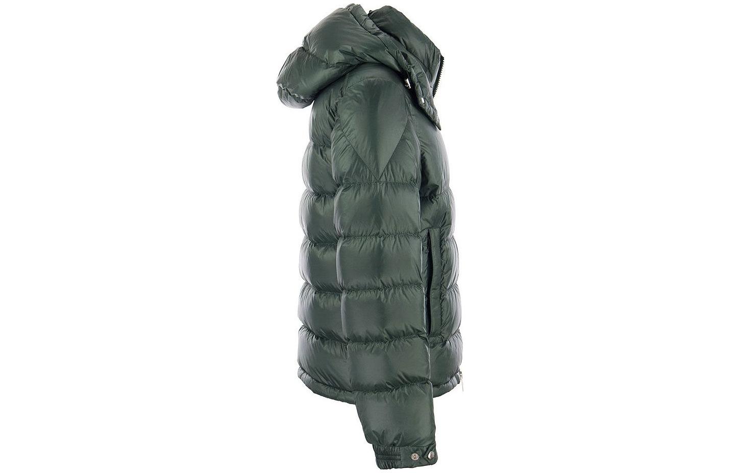 Shop Moncler FW23 Wollaston Green Hooded Zip Puffer Jacket Unisex Ski Season. I20911A00001595ZZ867