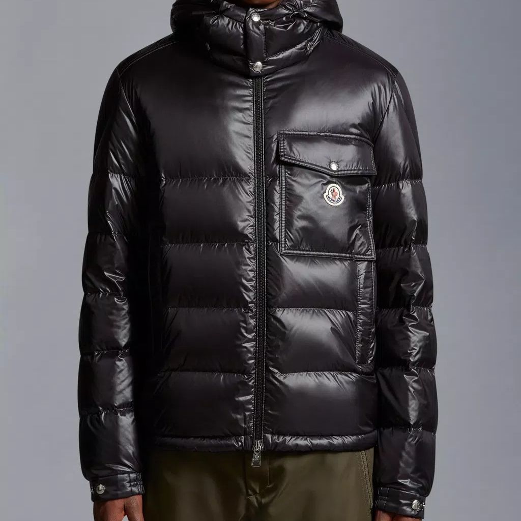Moncler FW23 Wollaston Short Quilted Down Jacket Hoodie Black Unisex Winter Wear I20911A00001595ZZ999 圖 5