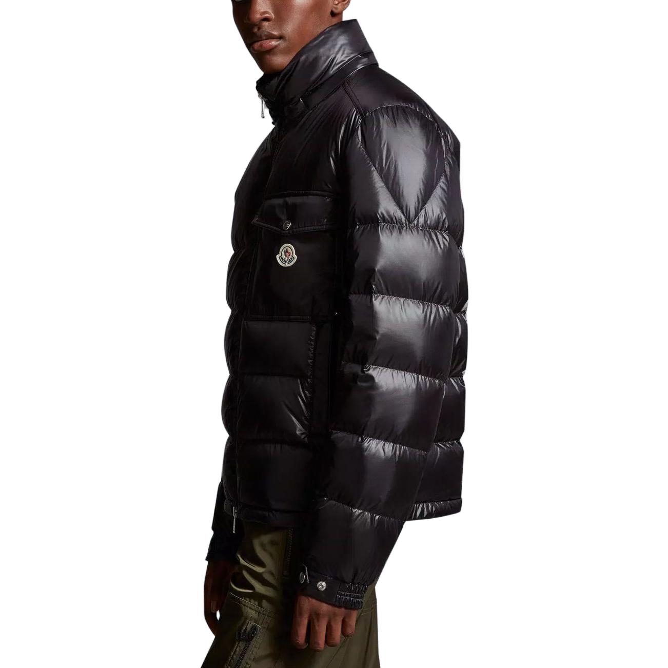 Moncler FW23 Wollaston Short Quilted Down Jacket Hoodie Black Unisex Winter Wear I20911A00001595ZZ999 圖 6