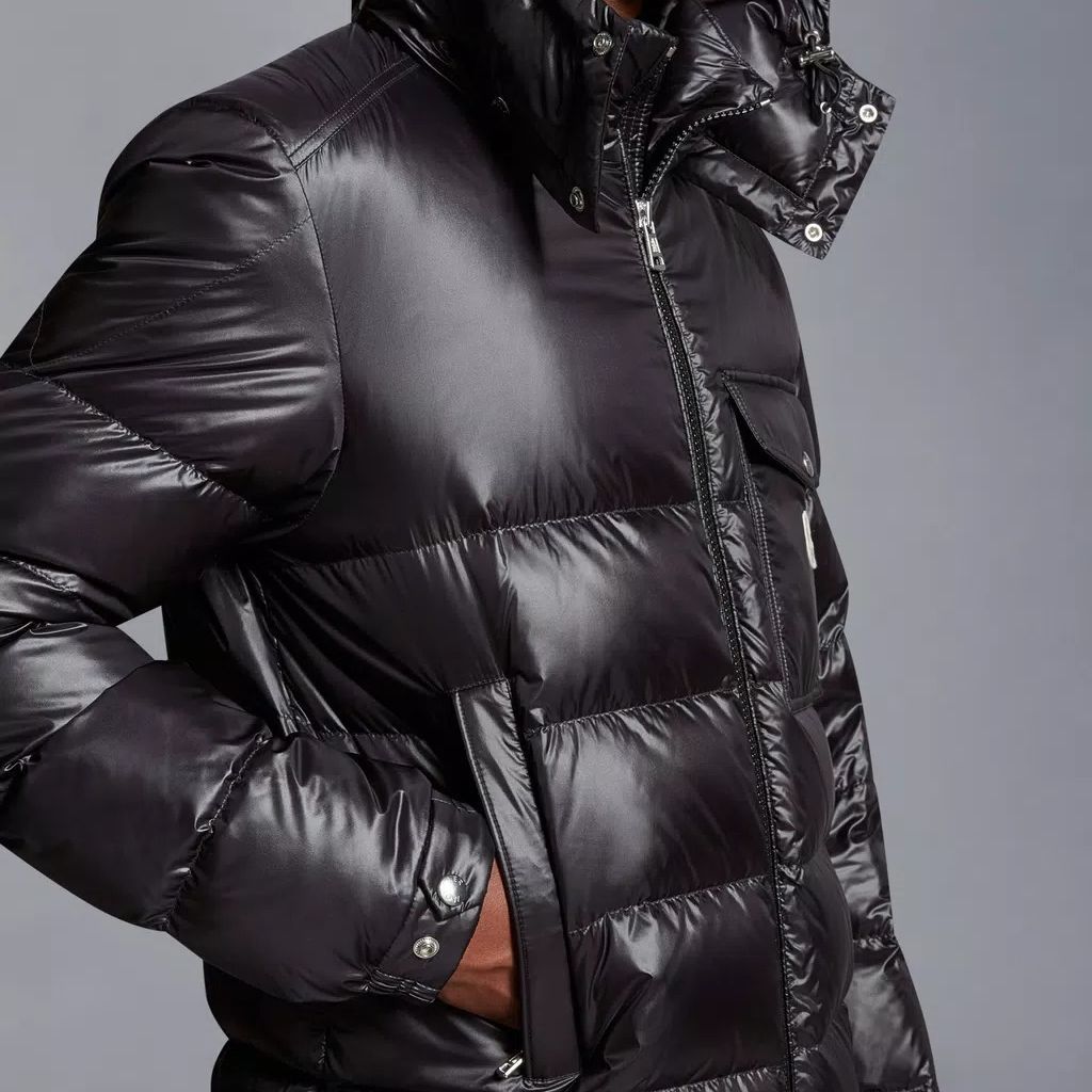 Moncler FW23 Wollaston Short Quilted Down Jacket Hoodie Black Unisex Winter Wear I20911A00001595ZZ999 圖 7