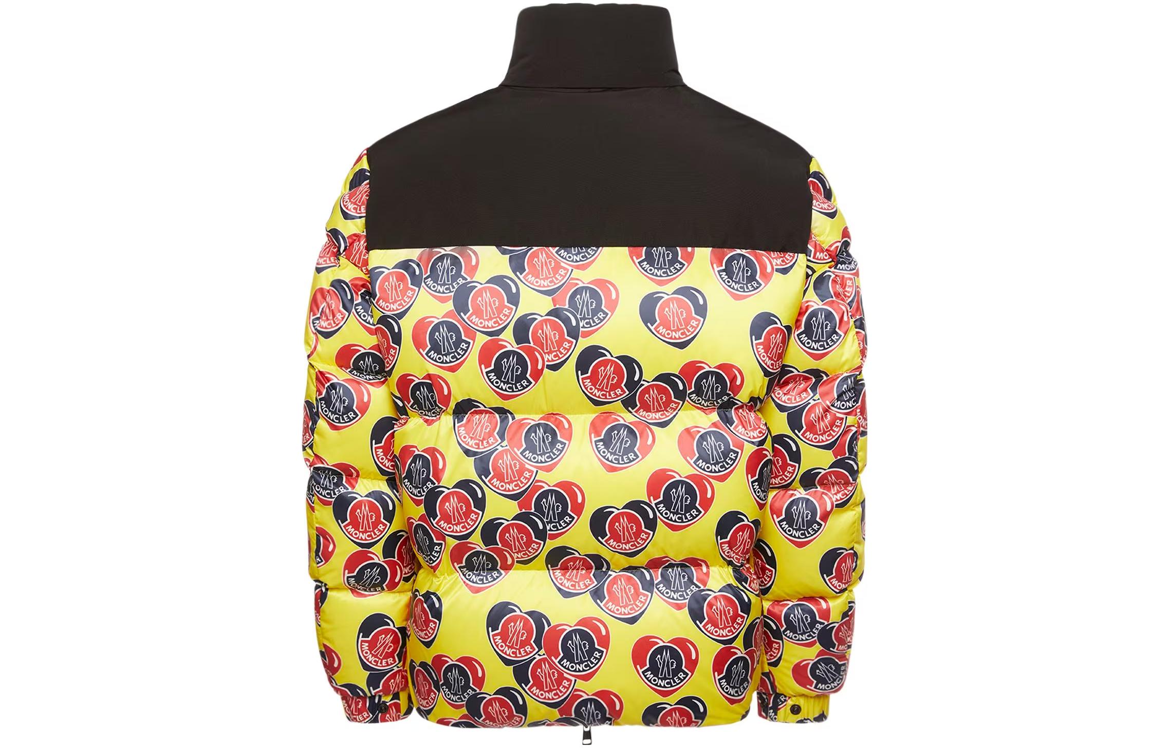 Moncler FW23 Yellow Patchwork Zip-Up Down Jacket for Men. 1A000735979IP19 圖 3