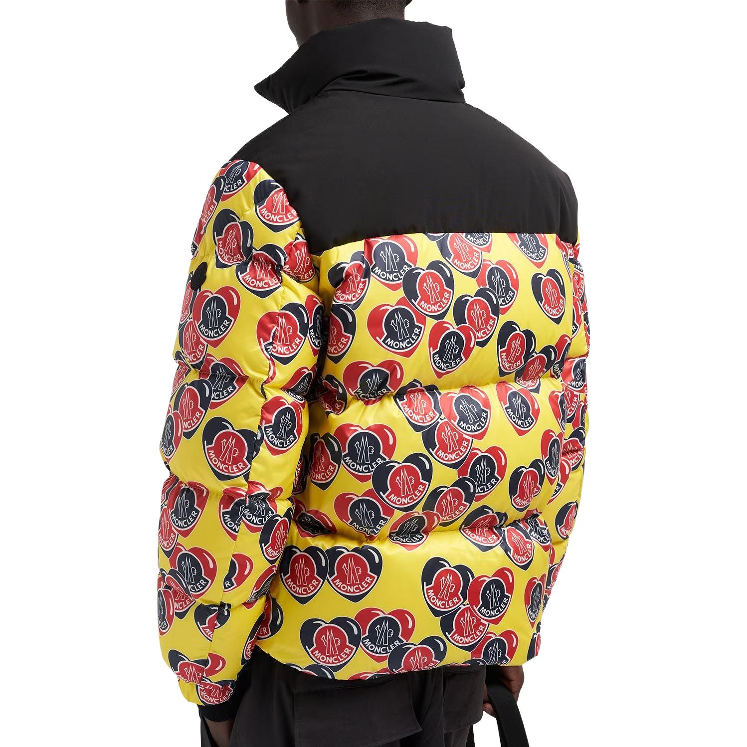 Moncler FW23 Yellow Patchwork Zip-Up Down Jacket for Men. 1A000735979IP19 圖 5