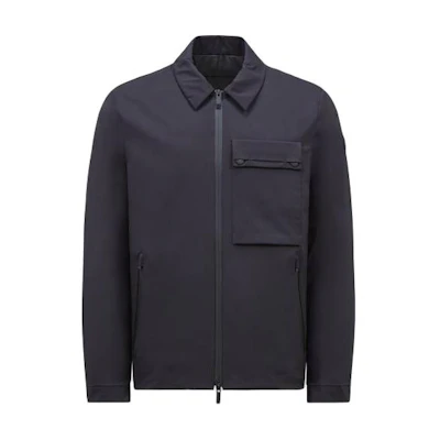 Moncler FW24 Black Loose-Fit Down Zip Jacket J10911A0004559754999
