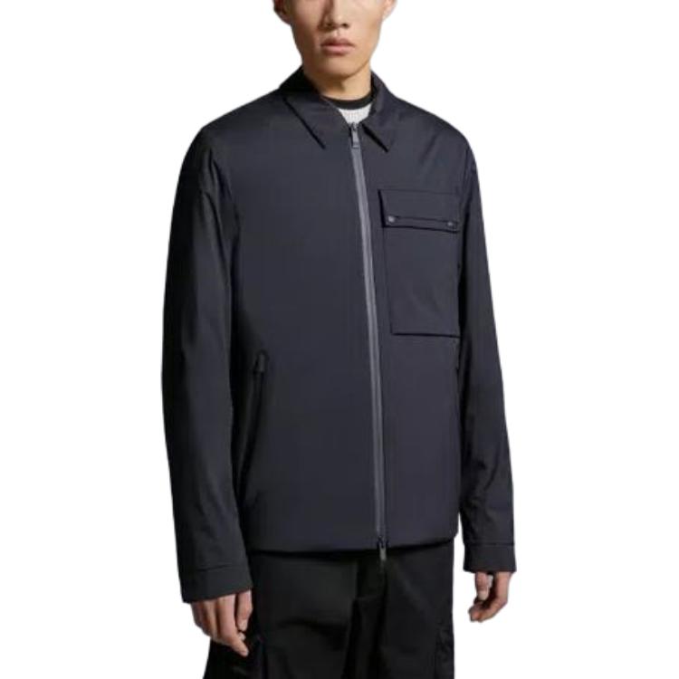 Moncler FW24  Black Loose-Fit Down Zip Jacket J10911A0004559754999 圖 4